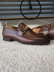 Ross Sardinelli Inject. Leather Brown Leather Shoes