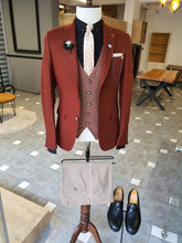 Load image into Gallery viewer, Riley Slim Fit Tile Combination Suit
