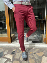 Load image into Gallery viewer, Morrison Slim Fit Red Pants
