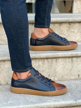 Load image into Gallery viewer, Benson Special Designed Dark Blue Sole Sneakers
