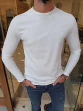 Load image into Gallery viewer, Blake SLim Fit White Sweater
