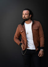 Load image into Gallery viewer, Logan Slim Fit Special Camel Woolen Coat
