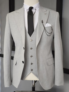 Everson Slim Fit BiStretch Grey Suit