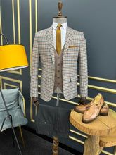 Load image into Gallery viewer, Luke Slim Fit Plaid Mono Color Suit
