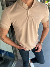 Load image into Gallery viewer, Benson Slim Fit Beige Polo Tees
