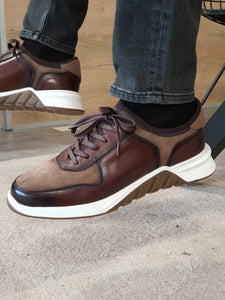 Ed Special Edition Brown Leather Laced Shoes