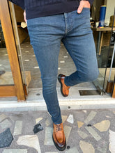Load image into Gallery viewer, Trent Slim Fit Blue Jeans
