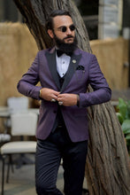 Load image into Gallery viewer, Phil New Season Slim Fit Purple Tuxedo
