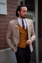Load image into Gallery viewer, Luke Slim fit Combined Beige Suit

