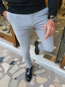 Kyle Slim Fit Grey Classic Pants