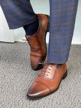 Load image into Gallery viewer, James Neolite Sole Lace Up Tan Leather Shoes
