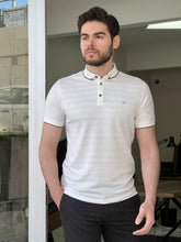 Load image into Gallery viewer, Fred Slim Fit High Quality White Polo Tees
