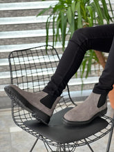 Load image into Gallery viewer, Shelton Grey Eva Sole Genuine Leather Chelsea Boots
