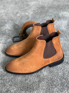 Chesterfield Specail Edition Suede Tan Leather Chelsea Boots