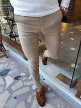 Load image into Gallery viewer, Verno Slim Fit Special Edition Biege Pants
