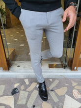 Load image into Gallery viewer, Kyle Slim Fit Grey Classic Pants
