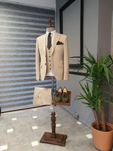 Load image into Gallery viewer, Vince Slim Fit BiStretch Biege Suit
