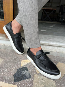 Morrison Eva Sole Tassel Detailed Black Shoes