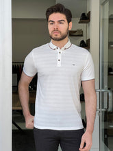 Load image into Gallery viewer, Fred Slim Fit High Quality White Polo Tees
