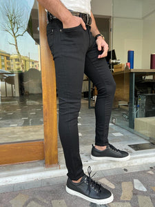 Morrison Slim Fit Black Jeans