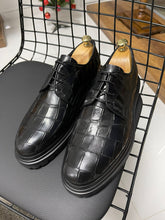 Load image into Gallery viewer, Brett Special Edition Eva Sole Black Leather Shoes
