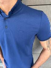 Load image into Gallery viewer, Benson Slim Fit Blue Polo Tees
