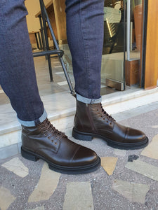 Mont Eva Sole Special Design Brown Boots