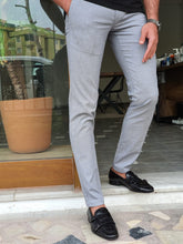 Load image into Gallery viewer, Harold Slim Fit Special Edition Side Pocket Grey Pants
