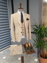 Load image into Gallery viewer, Vince Slim Fit BiStretch Biege Suit
