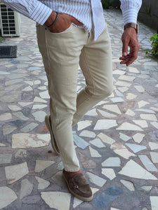 Chase Slim Fit Special Edition Beige Jeans