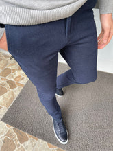 Load image into Gallery viewer, James Slim Fit Side Pocket Navy Cotton Pants
