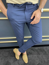 Load image into Gallery viewer, Luke Slim Fit Dark Blue Pants
