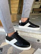 Load image into Gallery viewer, Lars Eva Sole Black Leather Sneakers
