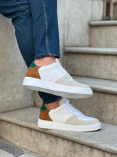 Load image into Gallery viewer, Benson Eva Sole Suede White Detailed Sneakers

