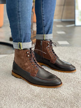 Load image into Gallery viewer, Grant Genuine Leather Brown Suede Boots
