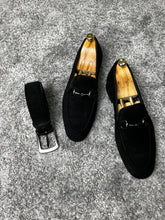 Load image into Gallery viewer, Madison Special Edition Neolite Suede Black Leather Loafer
