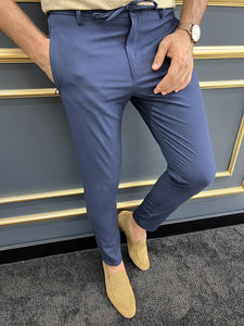 Luke Slim Fit Dark Blue Pants