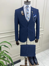Load image into Gallery viewer, Benson Slim Fit Dark Blue Suit
