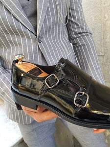Evo Sardinelli Double Monk Leather Shoes