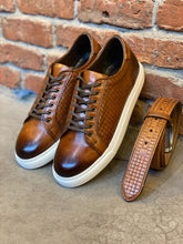 Load image into Gallery viewer, Morris Custom Made Brown Leather Sneakers
