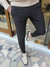 Load image into Gallery viewer, Mont Slim Fit  Brown Trousers
