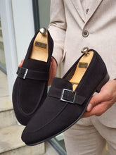 Load image into Gallery viewer, Royal Sardinelli Buckle Detailed Suede Leather Shoes
