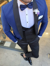 Load image into Gallery viewer, Groom Collection - Custom Made Shawl Collared Indigo Tuxedo
