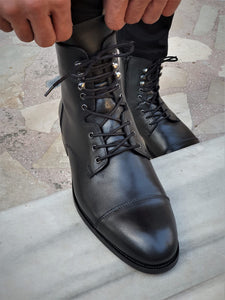 Mason Sardinelli Special Edition Black Leather Boots