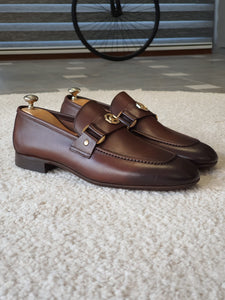 Ross Sardinelli Inject. Leather Brown Leather Shoes