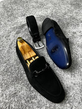 Load image into Gallery viewer, Madison Special Edition Neolite Suede Black Leather Loafer
