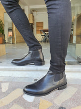 Load image into Gallery viewer, Morris Genuine Leather Black Boots Shoes
