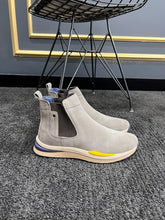 Load image into Gallery viewer, Evan Custom Designed Beige Suede Boots
