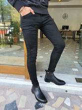 Load image into Gallery viewer, Morris Slim Fit Black Jeans

