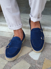 Load image into Gallery viewer, Chase Sardinelli Wicker Detailed Double Buckled Marino Leather Shoes
